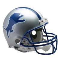 Barry Sanders Autographed Detroit Lions Throwback Full Size Authentic Helmet (Show Pre-Order)