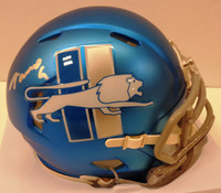 Jameson Williams Autographed Detroit Lions Alternate Speed Mini Helmet