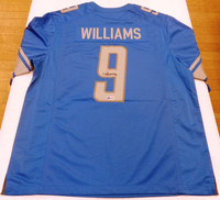 Jameson Williams Autographed Detroit Lions Nike Jersey - Blue