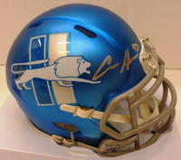Aidan Hutchinson Autographed Detroit Lions Riddell Speed Mini Alternate Helmet