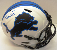 Sam LaPorta Autographed Detroit Lions Lunar Eclipse Full Size Speed Replica Helmet