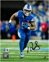 David Montgomery Autographed Detroit Lions 8x10 Photo #4