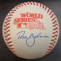 Tom Brookens Autographed 1984 World Series Ball