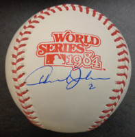 Howard Johnson Autographed 1984 World Series Logo Baseball