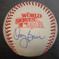 Doug Bair Autographed 1984 World Series Logo Baseball