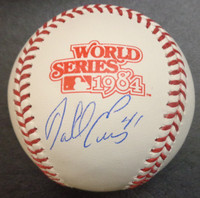 Darrell Evans Autographed 1984 World Series Logo Baseball