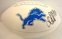 Donovan Peoples-Jones Autographed Detroit Lions White Panel Football