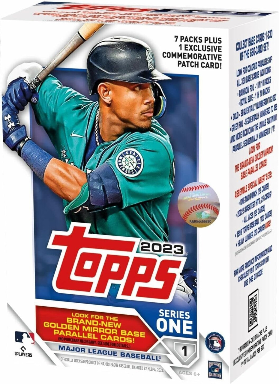 Topps 2023 Series 1 Baseball Value Box - 7 Packs Per Box - Detroit