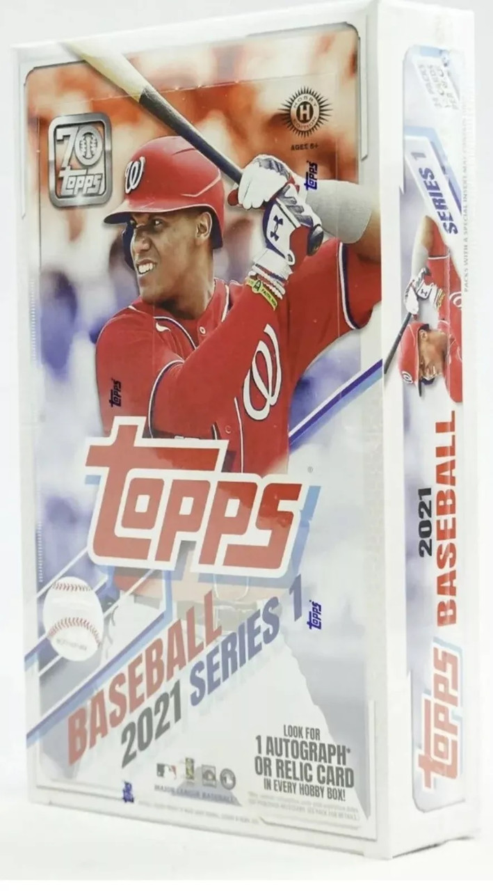2021 Topps Series 1 Baseball Factory Sealed Hobby Box - Detroit