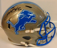 Jake Bates Autographed Detroit Lions 2024 On-Field Full Size Replica Helmet