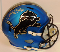 Jake Bates Autographed Detroit Lions 2024 Alternate Full Size Replica Helmet