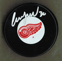 Chris Osgood Autographed Detroit Red Wings Puck