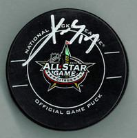 Pavel Datsyuk Autographed 2012 All-Star Game Puck