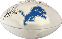 Alex Anzalone Autographed Detroit Lions White Panel Football