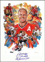 "Bobby Hull - The Golden Jet" Autographed Artist Proof