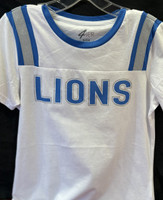 Detroit Lions Women's G-III 4Her Hail Mary White T-shirt
