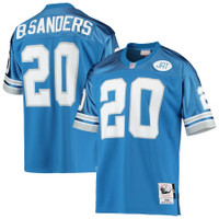 Barry Sanders Autographed Detroit Lions Authentic Mitchell & Ness Blue 1991 Jersey (Pre-Order)