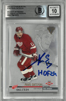 Pavel Datsyuk Autographed 10 Grade 2001/02 Titanium Rookie Card w/ HOF