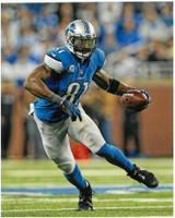 Calvin Johnson Autographed 8x10 #2 - Running with Ball (Pre-Order)