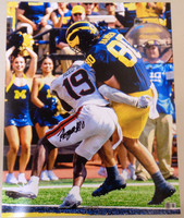 Hogan Hansen Autographed University of Michigan 16x20 Photo #1