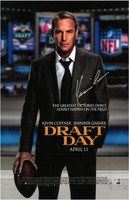 Kevin Costner Autographed Draft Day 11x17 Poster
