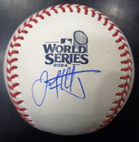Jack Flaherty Autographed 2024 World Series Official Major League Baseball