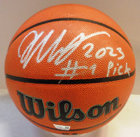 Victor Wembanyama Autographed Wilson Indoor/Outdoor Basketball w/ "2023 #1 Pick"