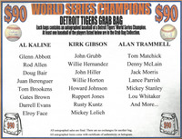 World Series Champions - Autographed Detroit Tigers Mystery Baseball Grab Bag