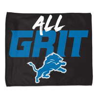Detroit Lions Wincraft 15x18" All Grit Rally Towel - Black