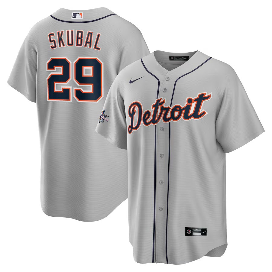 Tarik Skubal Men's Detroit TIgers Nike Gray 2025 All-Star Game