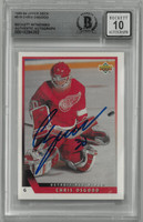 Chris Osgood Autographed 10 Grade 1993/94 Upper Deck Rookie Card