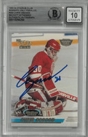 Chris Osgood Autographed 10 Grade 1993/94 Stadium Club Member's Only Rookie Card