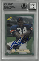Bo Jackson Autographed 10 Grade 1987 Classic Rookie Card