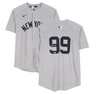 Aaron Judge New York Yankees Autographed Gray Nike Limited Jersey