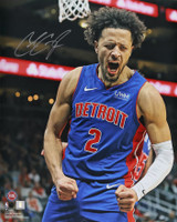Cade Cunningham Detroit Pistons Autographed 16x20 Photograph - Yelling
