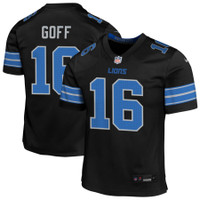 Detroit Lions Youth Nike Black Alternate Game Jersey