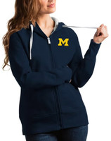 University of Michigan Women's Antigua Victory Full Zip Hoodie