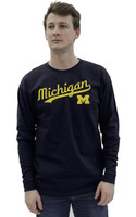 University of Michigan Men's Blue 84 Crew Sweatshirt
