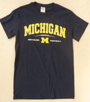 University of Michigan Men's Primary Logo Big House Football T-Shirt