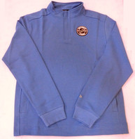 Detroit Lions Men's New Era Blue 1/4 Zip Pullover
