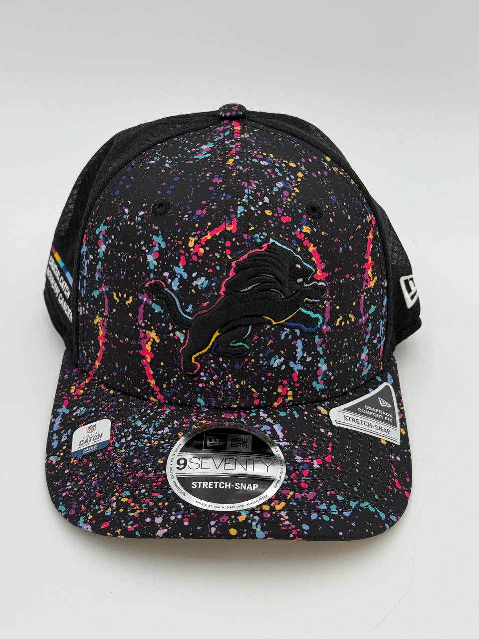 Detroit Lions New Era 2025 NFL Crucial Catch 9Seventy Stretch-Snap