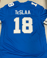 Isaac TeSlaa Detroit Lions Nike Home Blue Vapor F.U.S.E. Limited Jersey - Black