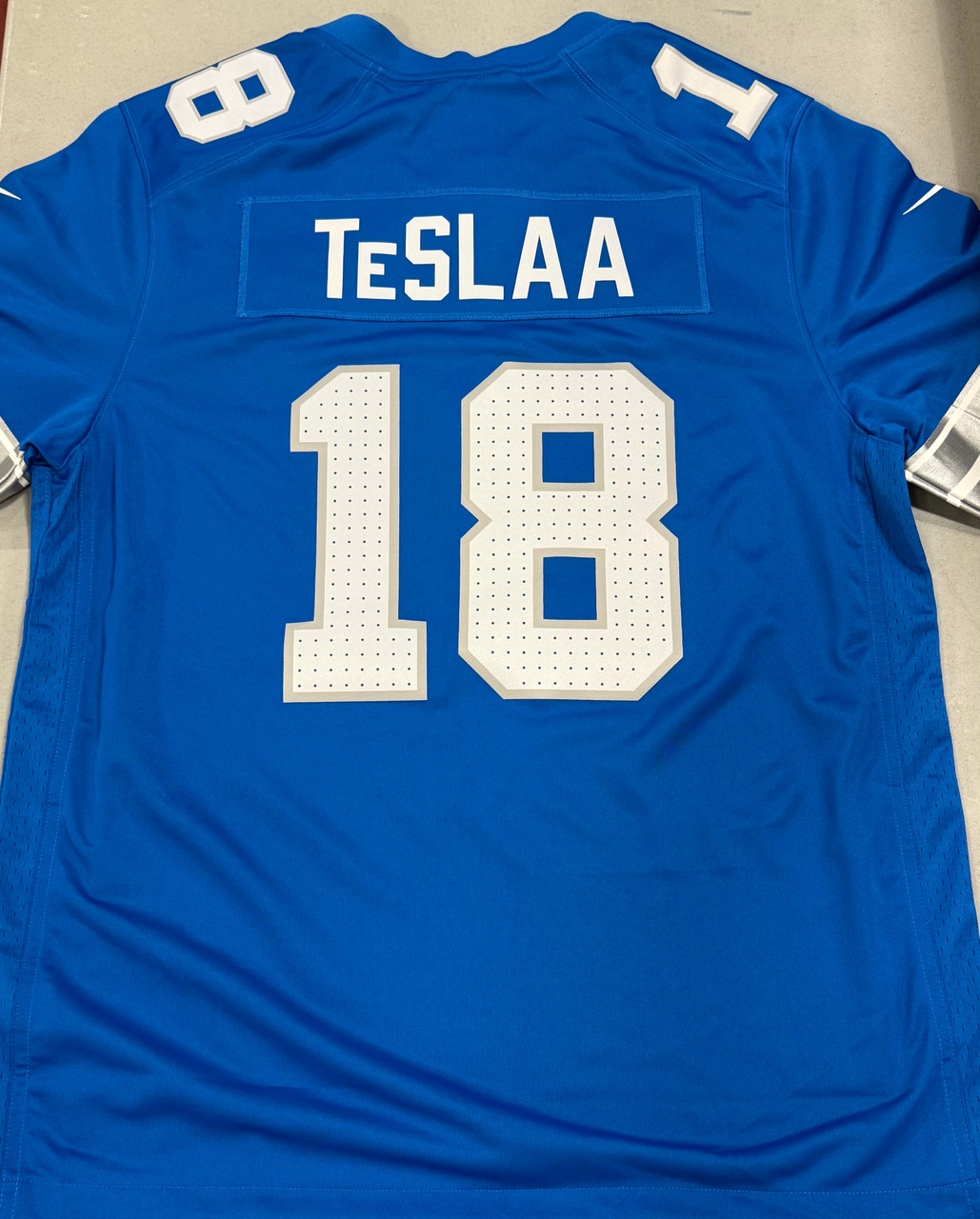 ぽ*い様 T*I様 Futra / MS-700 【Libertas】 Isaac TeSlaa Detroit Lions Nike Home Blue Vapor F.U.S.E. Limited