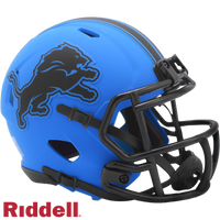 Isaac TeSlaa Autographed Detroit Lions Riddell Rave Mini Helmet (Pre-Order)