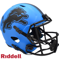 Isaac TeSlaa Autographed Detroit Lions Riddell Rave Replica Helmet (Pre-Order)