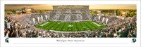 Michigan State University vs. Western Michigan University Panoramic - Unframed