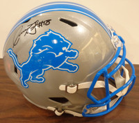 Isaac TeSlaa Autographed Detroit Lions On Field Speed Full Size Replica Helmet