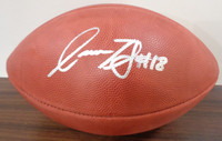 Isaac TeSlaa Autographed Official "The Duke" NFL Football