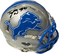 Tyleik Williams Autographed Detroit Lions 2024 Speed Mini Helmet