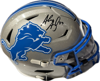 Alex Anzalone Autographed Detroit Lions 2024 On-Field "MIDI" Helmet